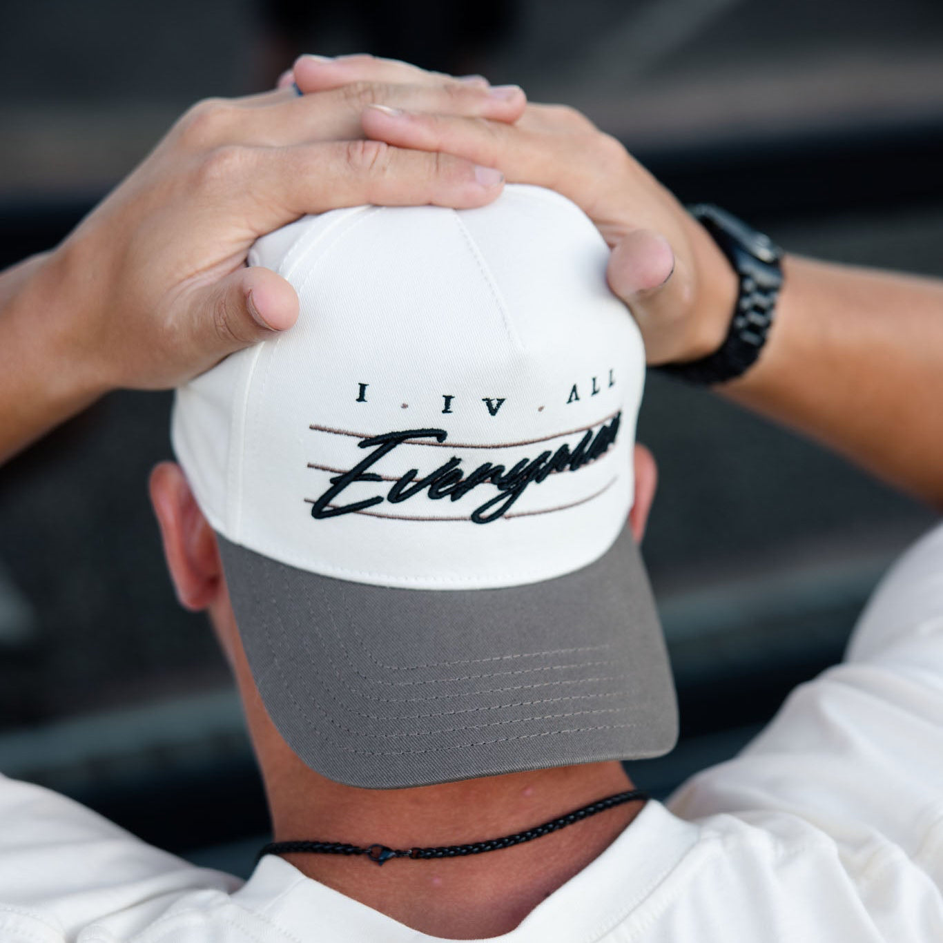 Everyman Script Snapback Hat