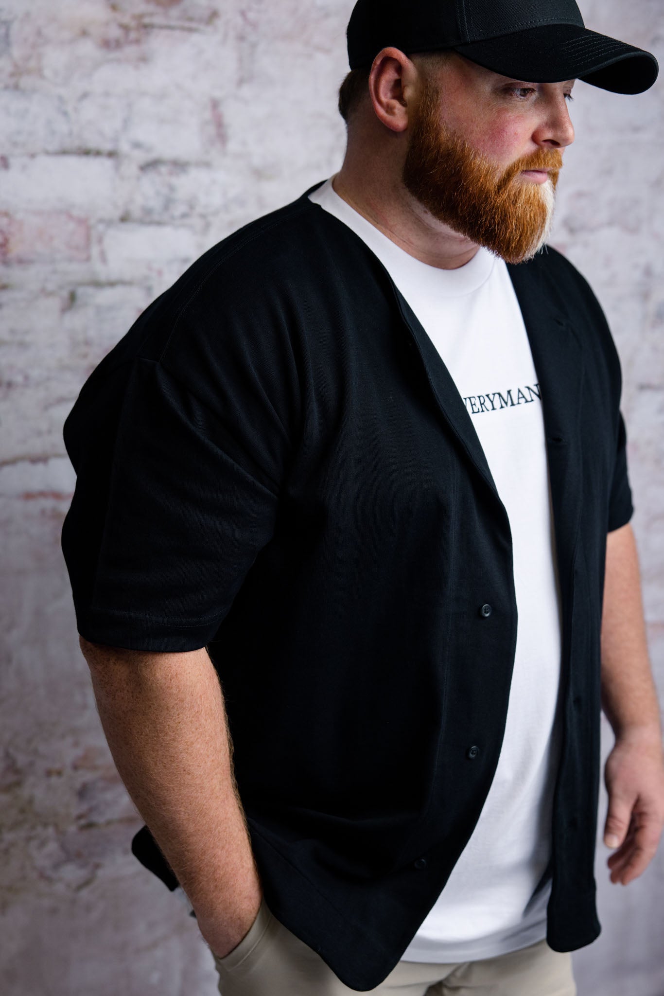 Everyman Heavy Jersey Black