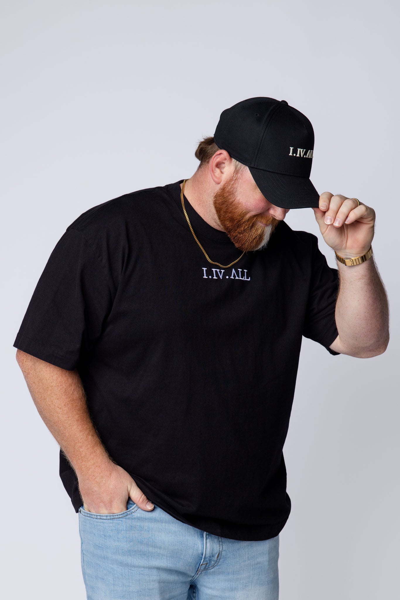 Heavy Dropped Shoulder Tee (Black)