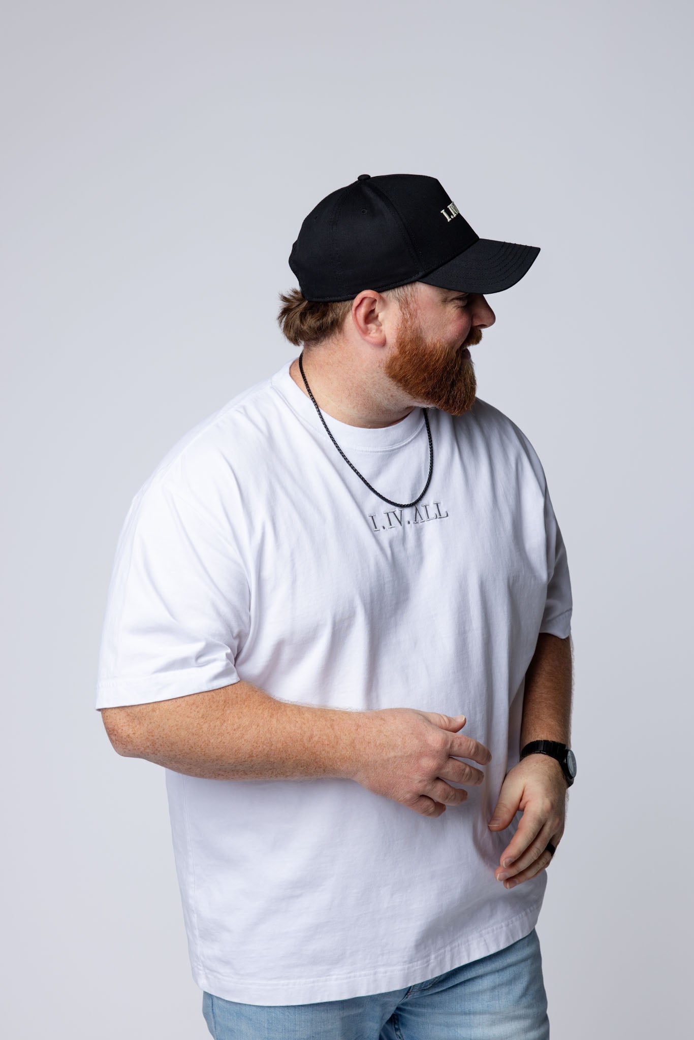 Heavy Dropped Shoulder Tee (White)