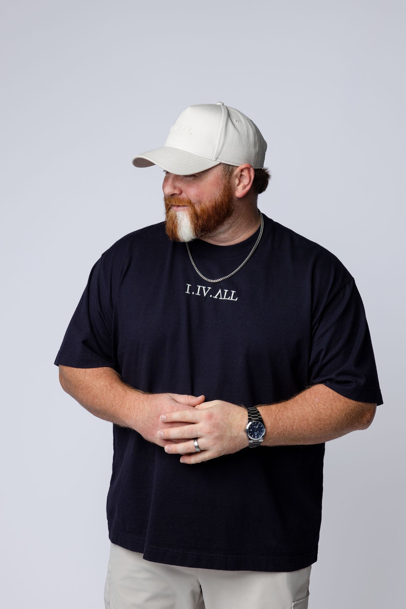 Heavy Dropped Shoulder Tee (Ink Blue)