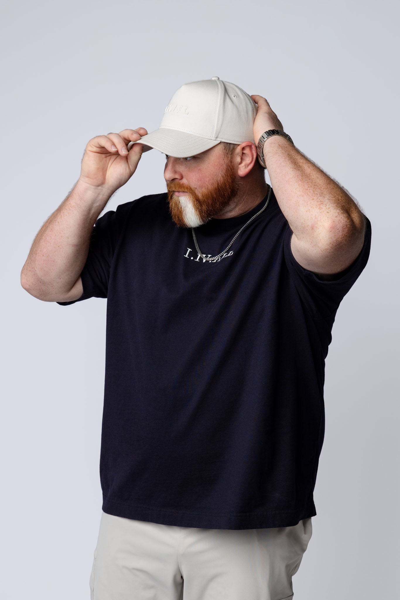 Heavy Dropped Shoulder Tee (Ink Blue)