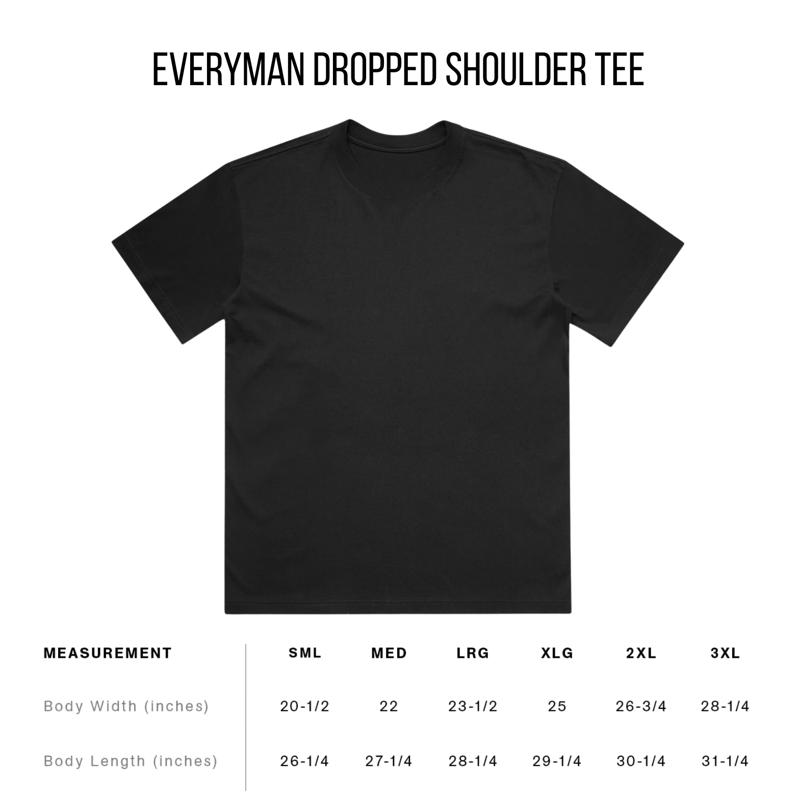 Everyman Dropped Shoulder Tee