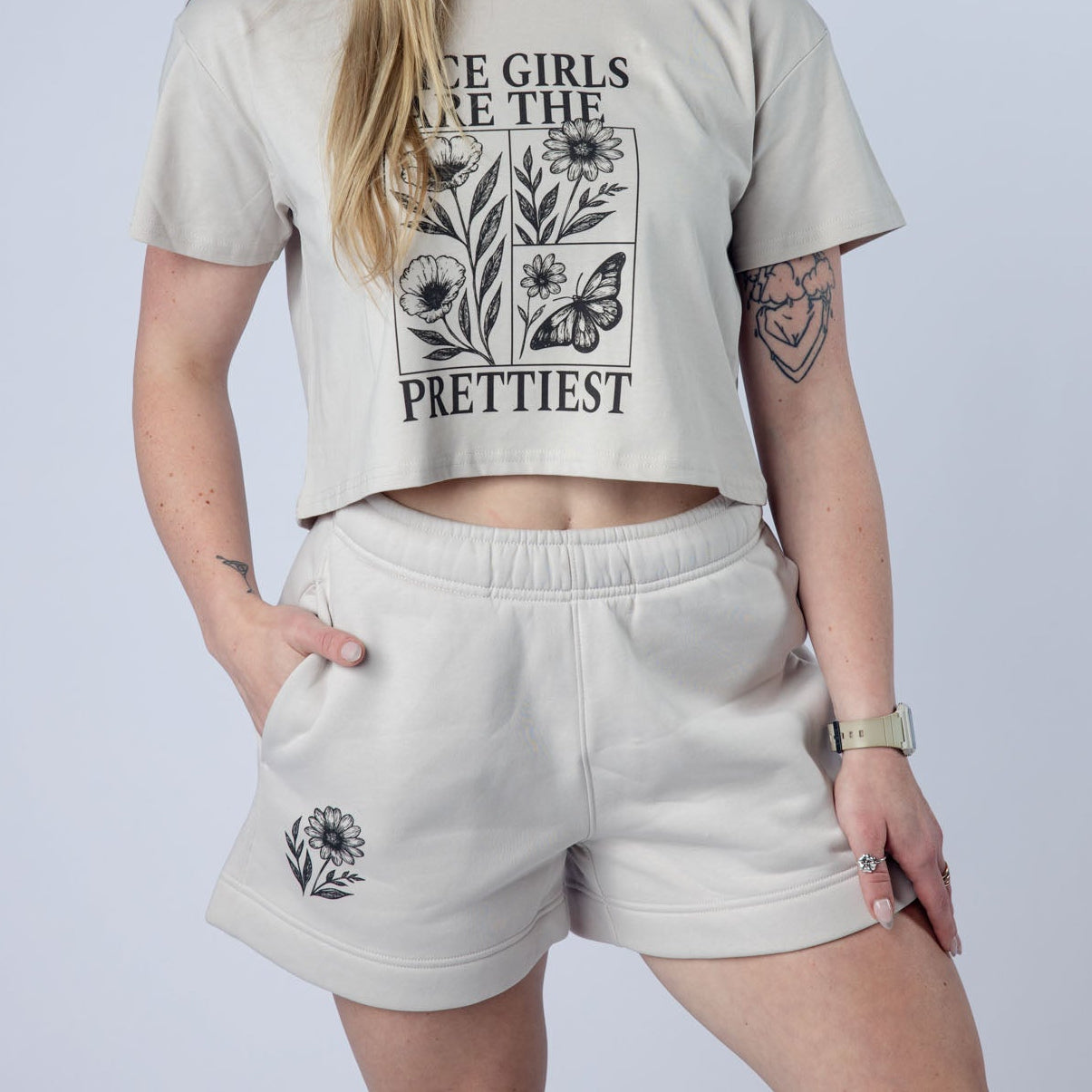 Nice Girls Are The Prettiest Sweat Shorts