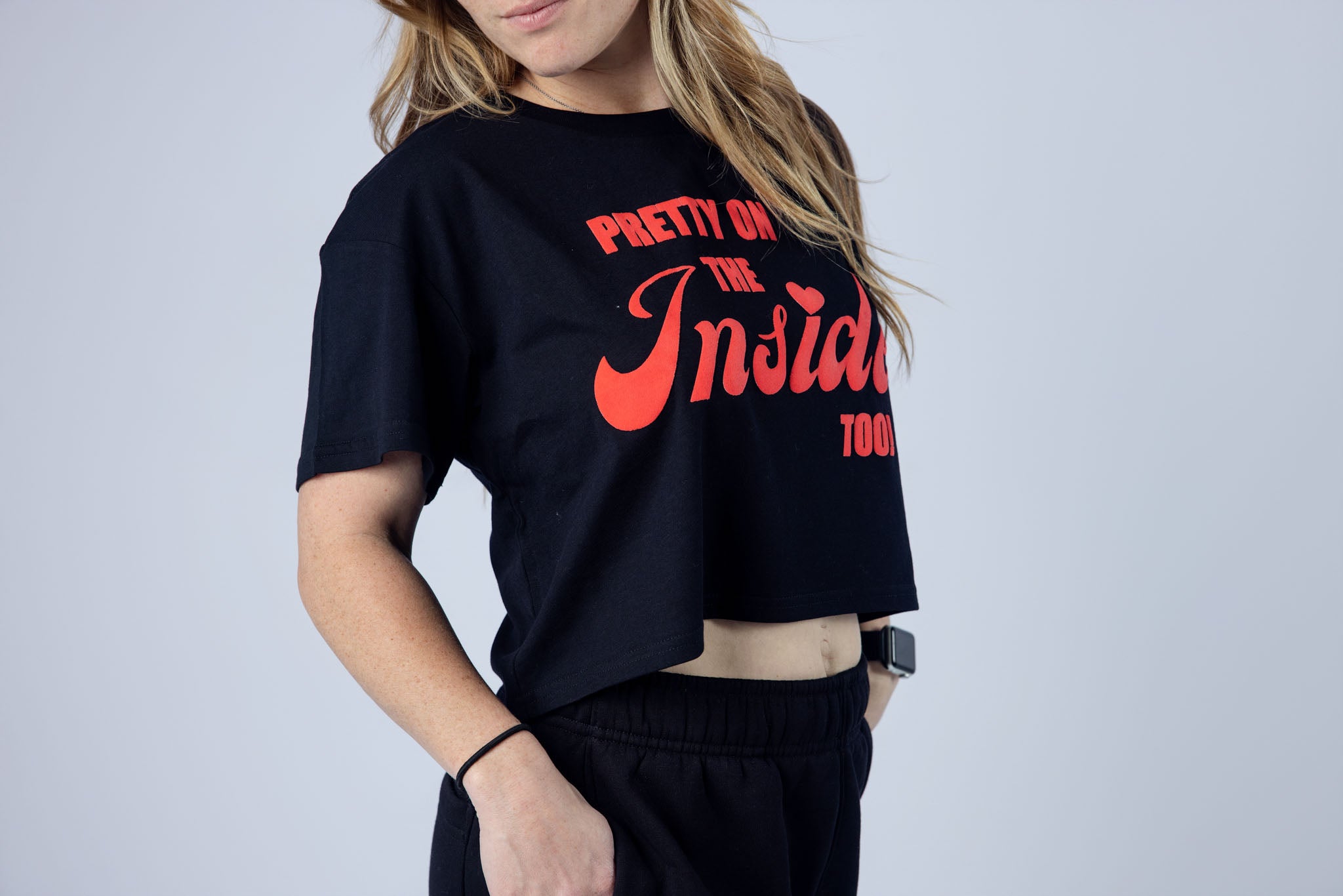 Pretty On The Inside Cropped Tee