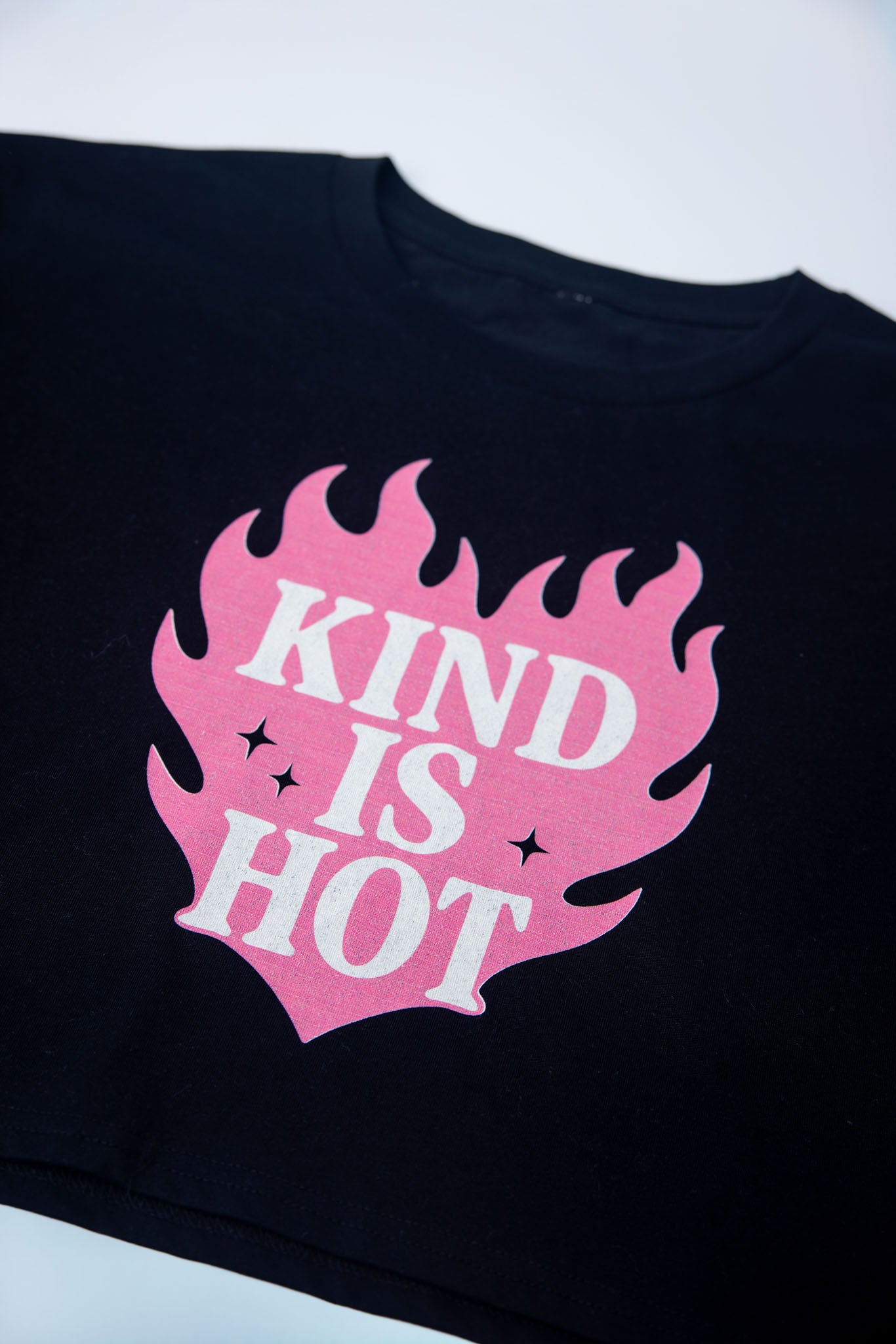 Kind Is Hot Cropped Tee