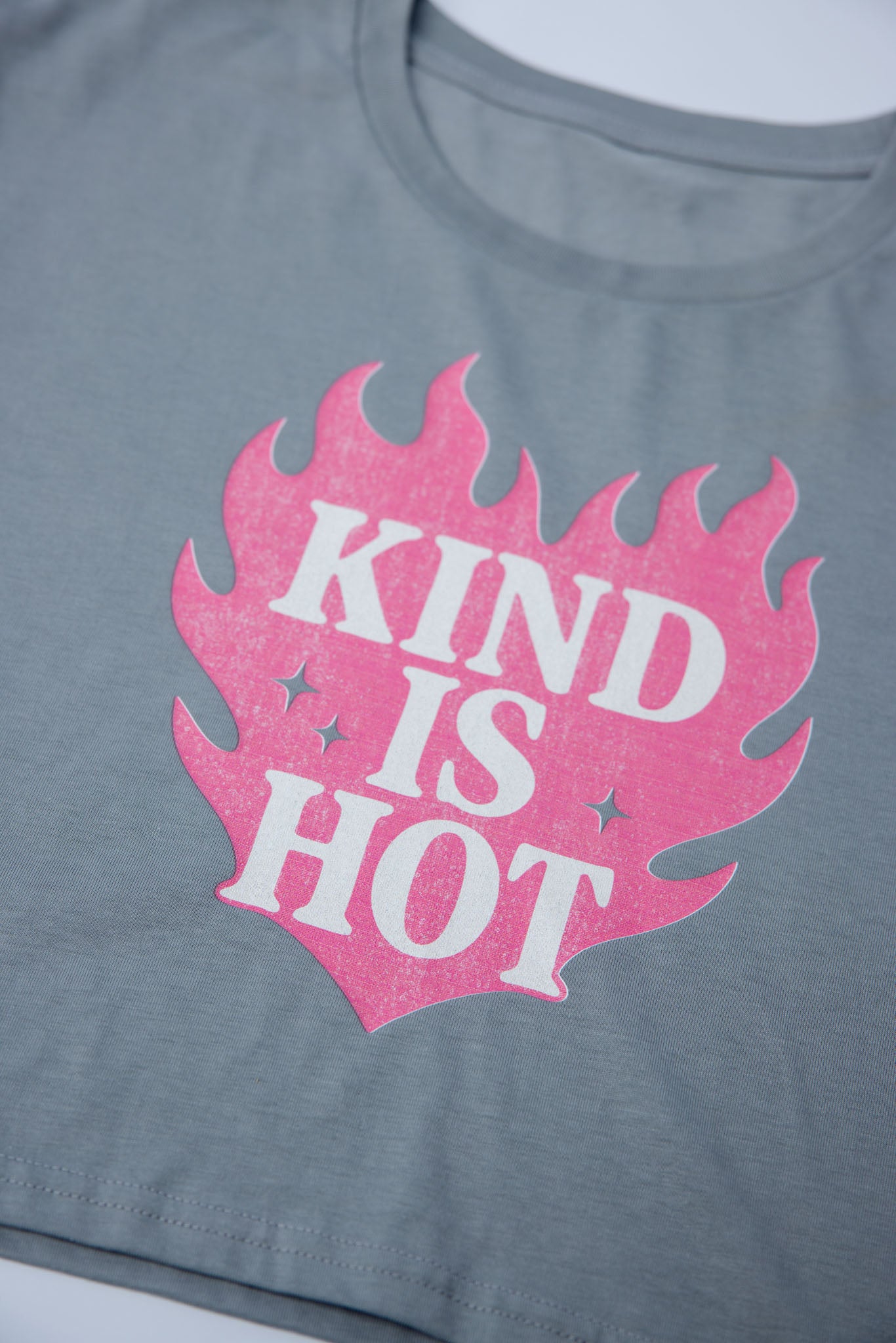 Kind Is Hot Cropped Tee