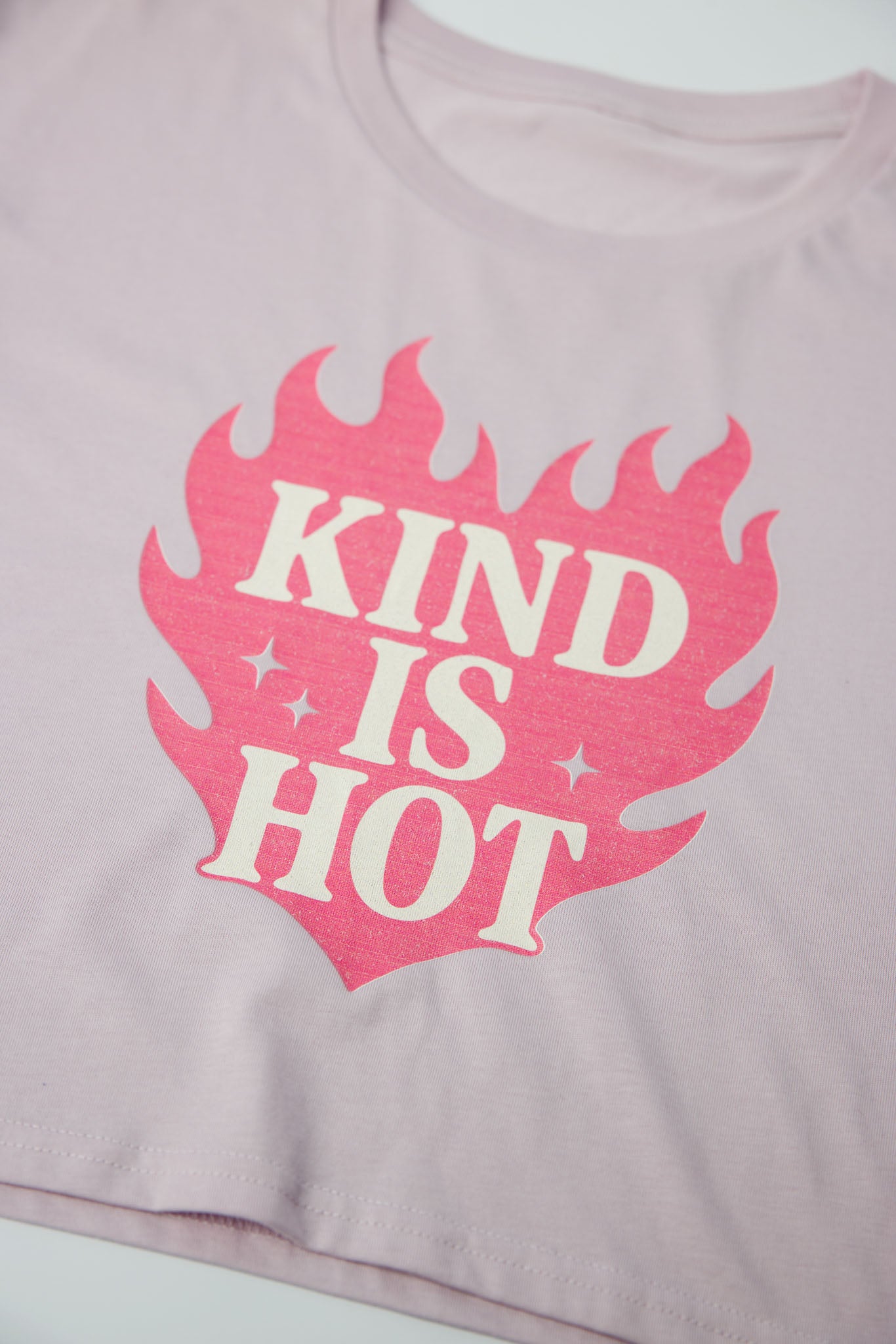 Kind Is Hot Cropped Tee