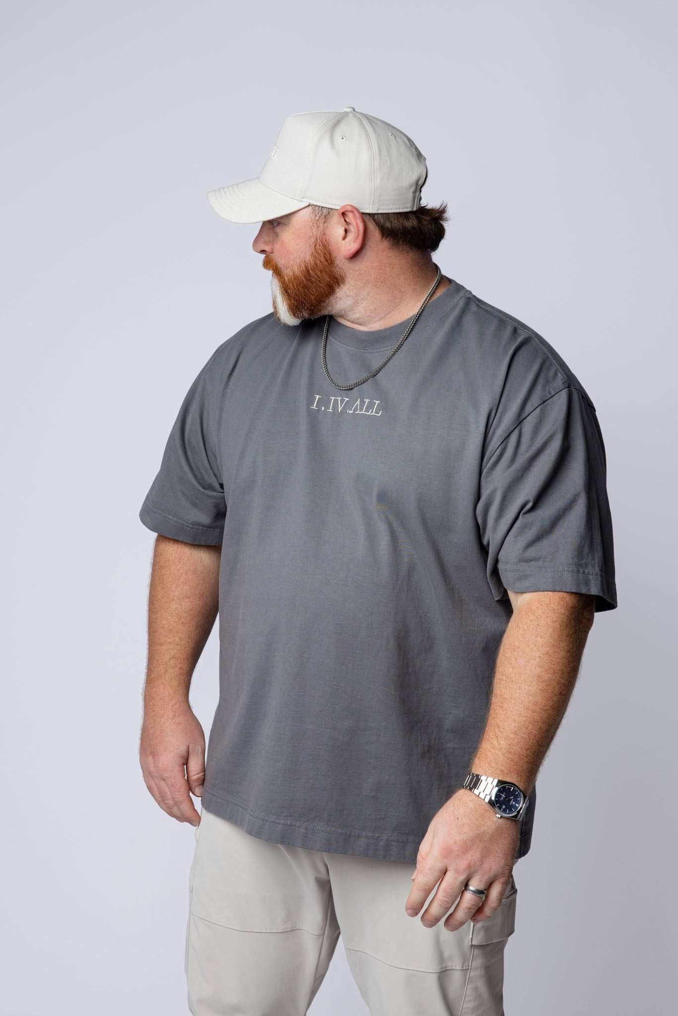 Heavy Dropped Shoulder Tee (Shadow)