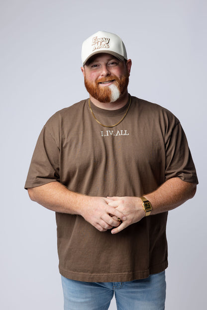 Heavy Dropped Shoulder Tee (Walnut)
